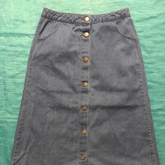 Velvet Heart Other - Velvet Heart Small Denim A-line Skirt Juniors